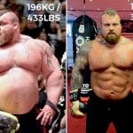 Eddie Hall Shows 3 Year Body Transformation