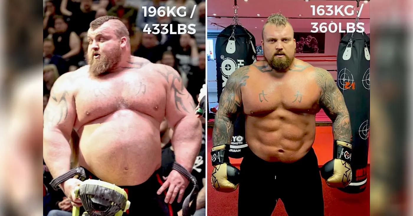 Eddie Hall Shows 3 Year Body Transformation