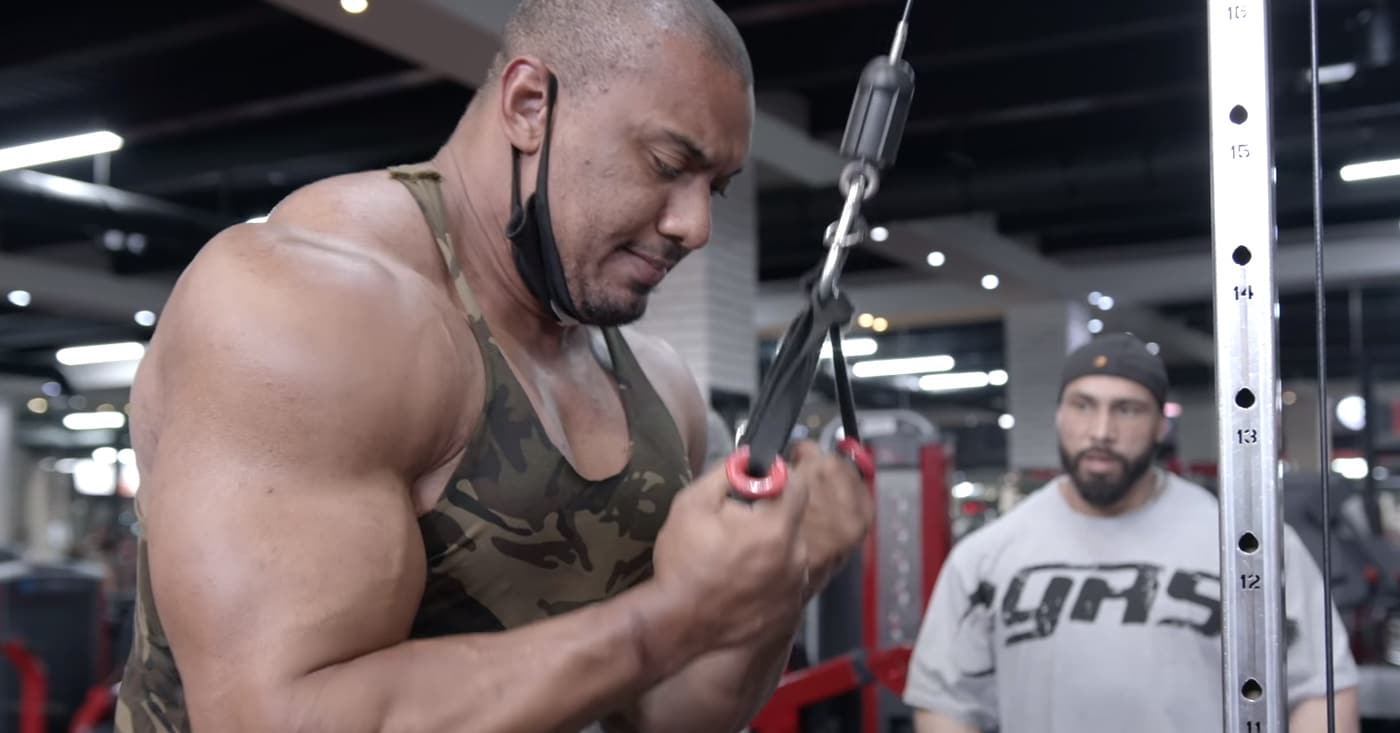 Watch: Larry Wheels Shows How To Get Bigger Arms – Fitness Volt