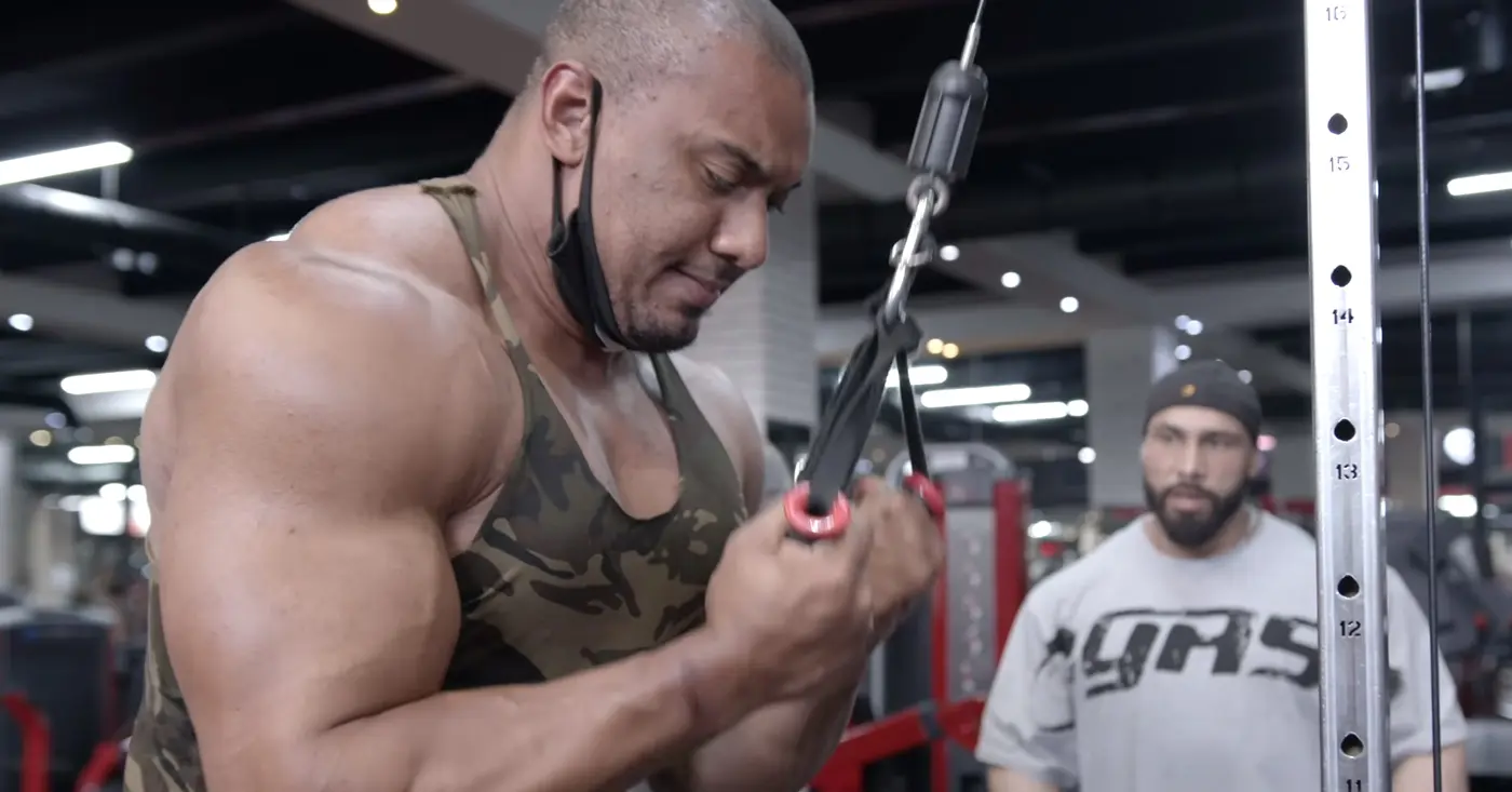 Larry Wheels Arm Workout