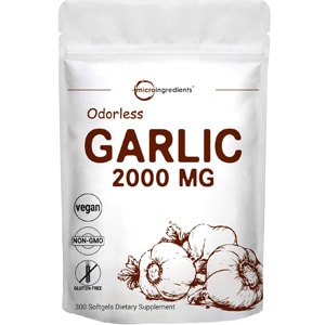 Microingredients Odorless Garlic Softgels