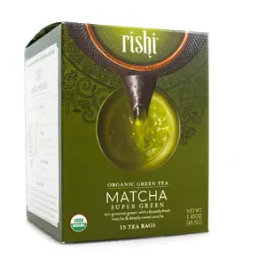 Rishi Organic Matcha Super Green Tea Bags
