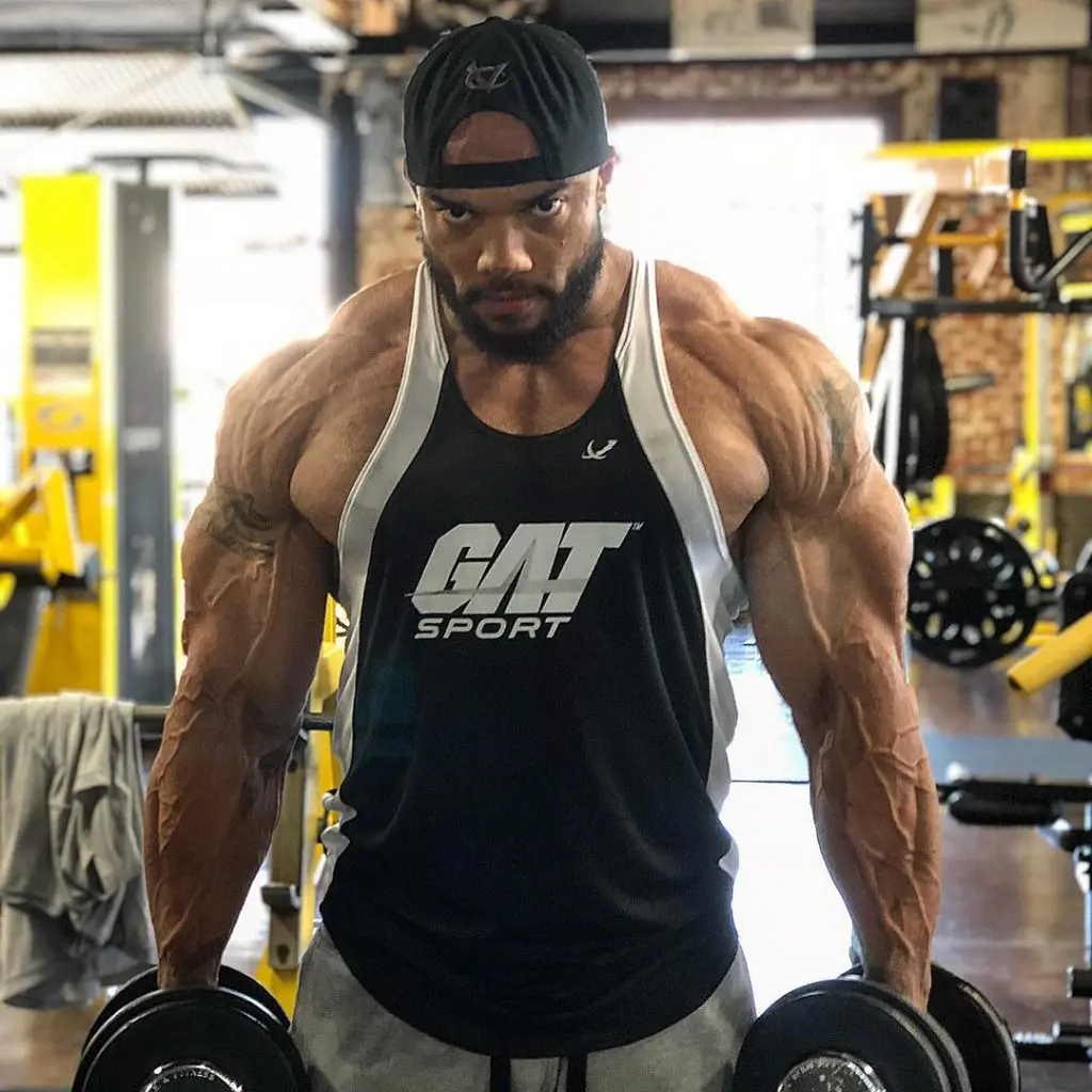 Sergio Oliva Jr Working Out