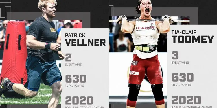 Toomey and Vellner Win Rogue Invitational CrossFit