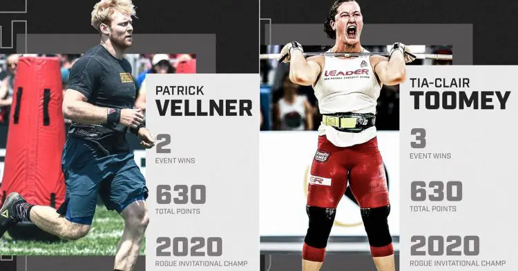 Toomey and Vellner Win Rogue Invitational CrossFit
