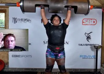 Andrea Thompson Log Lift Record
