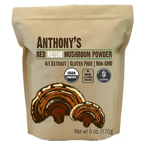 Anthony S Red Reishi Mushroom Extract Powder