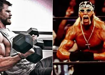 Chris Hemsworth and Hulk Hogan