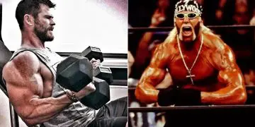 Chris Hemsworth and Hulk Hogan