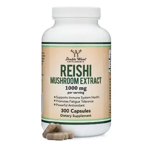 Double Wood Supplements Reishi Mushroom Extract Capsules