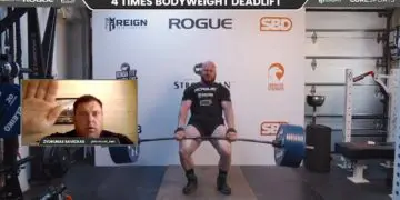 Mark Boyd 4x Bodyweight Deadlift Attempt