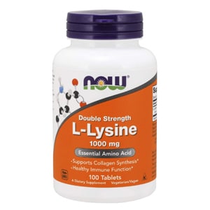 Now Supplements Double Strength L Lysine