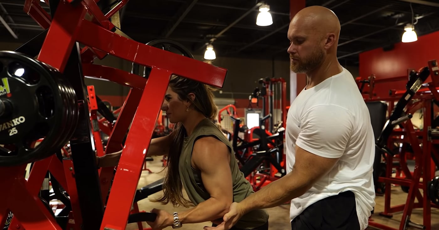 Watch: Stefi Cohen Does 3-Rep Sets For Back Training W/ IFBB Pro