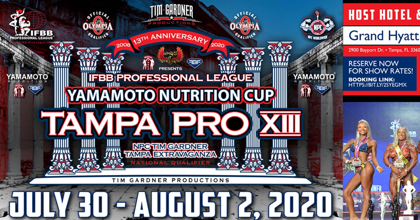 Tampa Pro 2020 Final Competitors List Revealed Fitness Volt