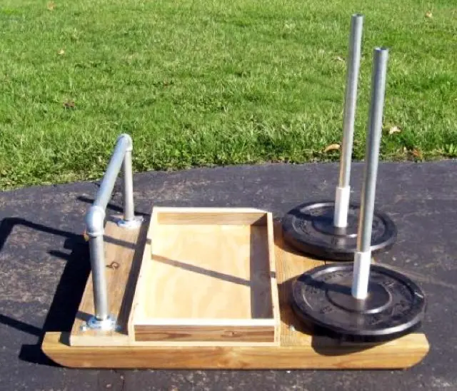 Weighted Wood Sled