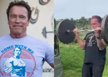 Arnold Schwarzenegger Curls