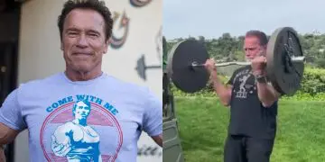 Arnold Schwarzenegger Curls
