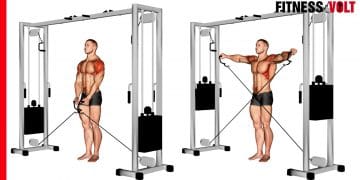 Cable Lateral Raise Shoulder Exercise