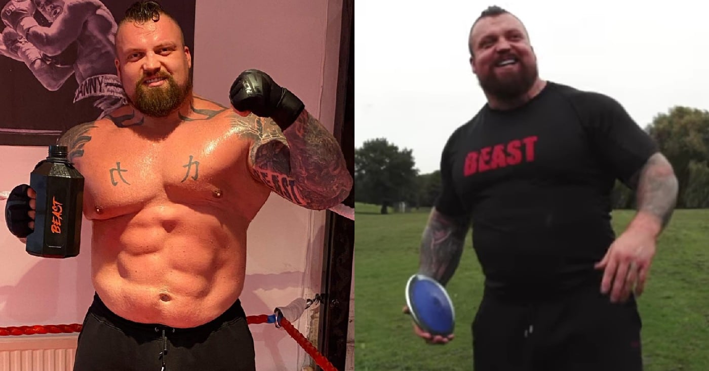 Eddie Hall Tries Using Strength To Conquer Olympic Discus