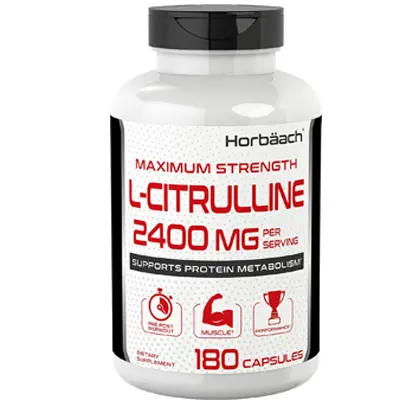 Horbaach Maximum Strength L Citrulline Capsules