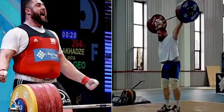 Lasha Talakhadze Heaviest Snatch Record