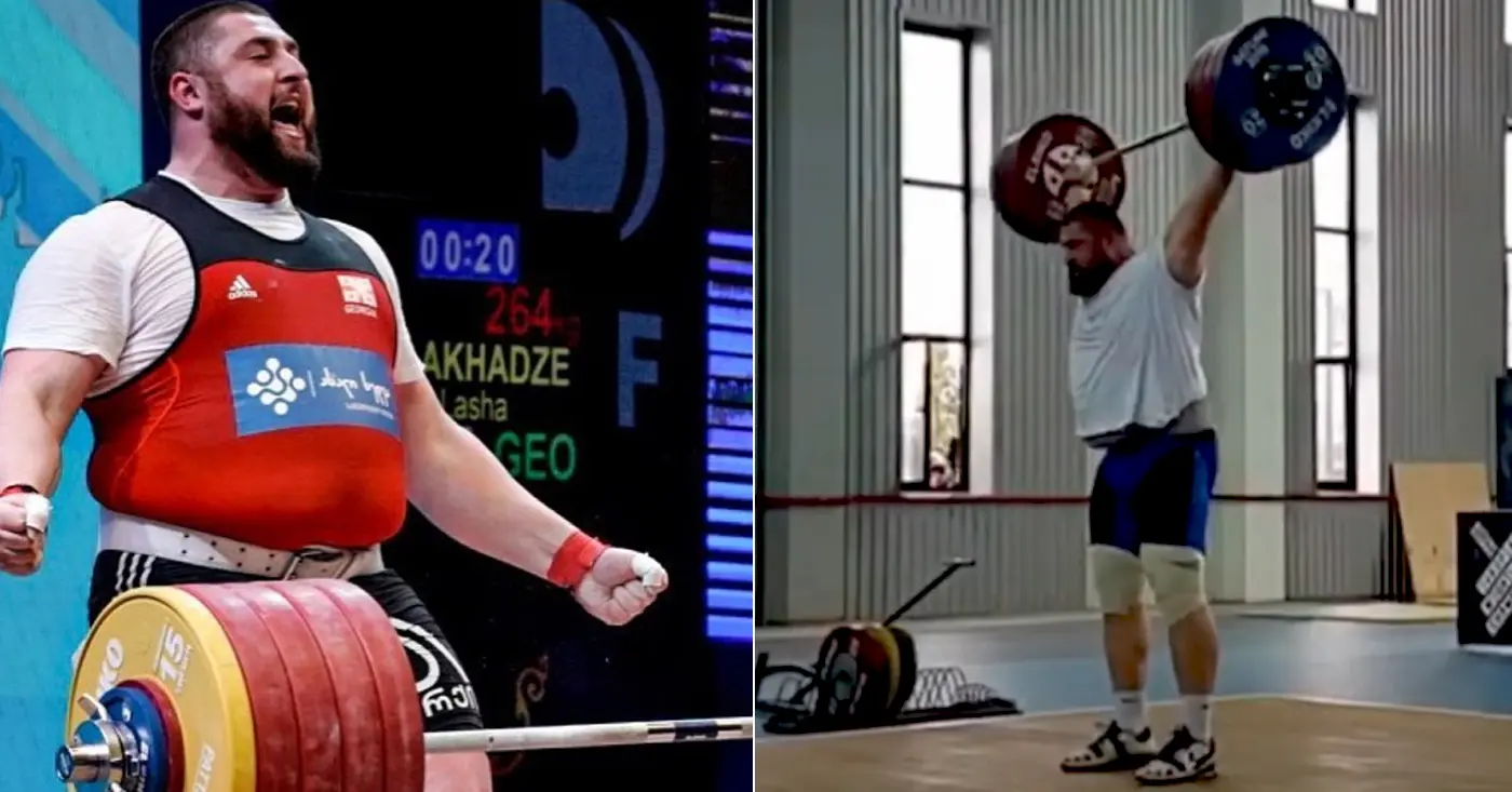 Lasha Talakhadze Heaviest Snatch Record