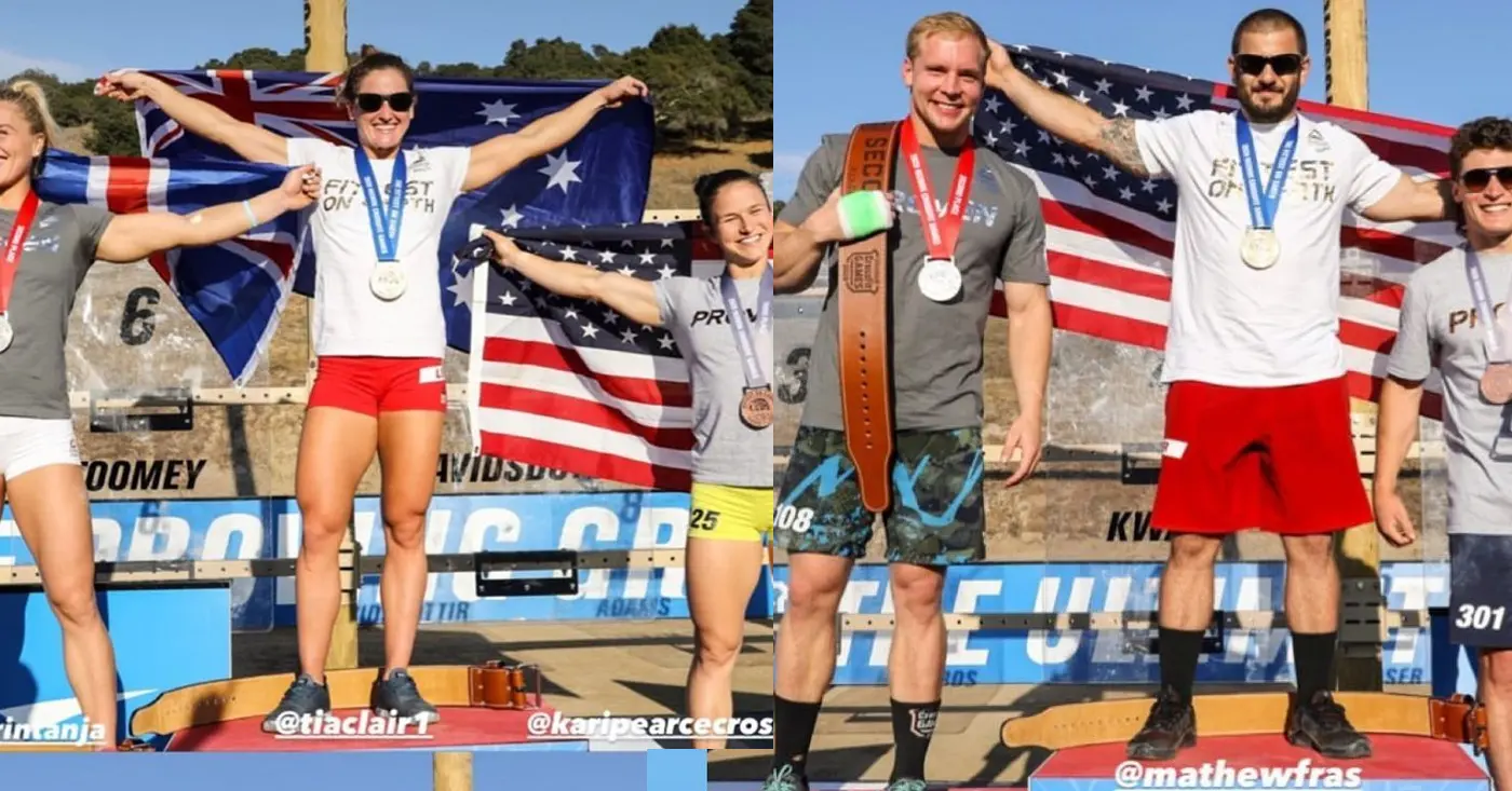 2020 CrossFit Games Top 3 Men Women