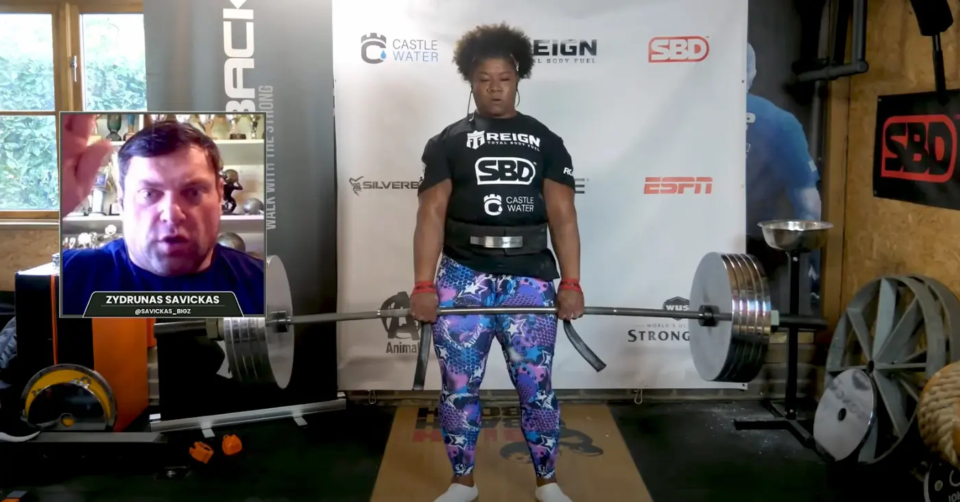Andrea Thompson Women's Deadlift Record