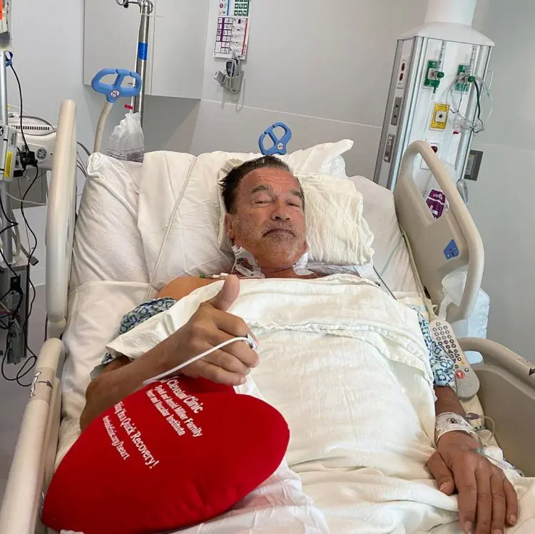 Arnold Schwarzenegger After Heart Surgery At Cleveland Clinic