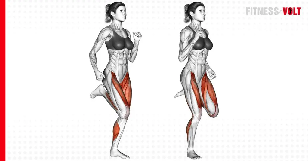 Butt Kicks Exercise