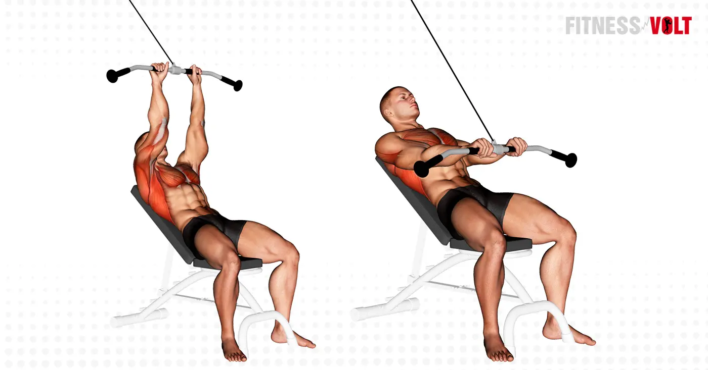 Cable Incline Pushdown Exercise
