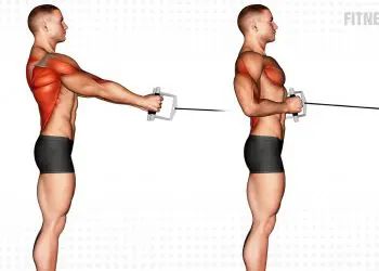 Cable Standing Row Back Exercise