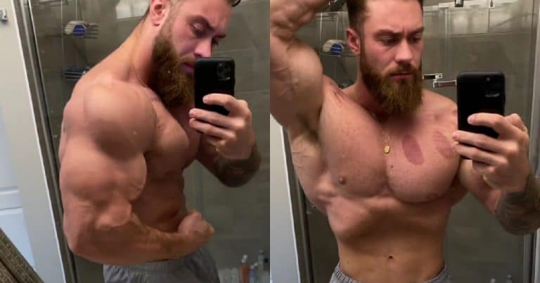 Chris Bumstead Starts Olympia Prep At Lean 251lb, Hits Vacuum Pose