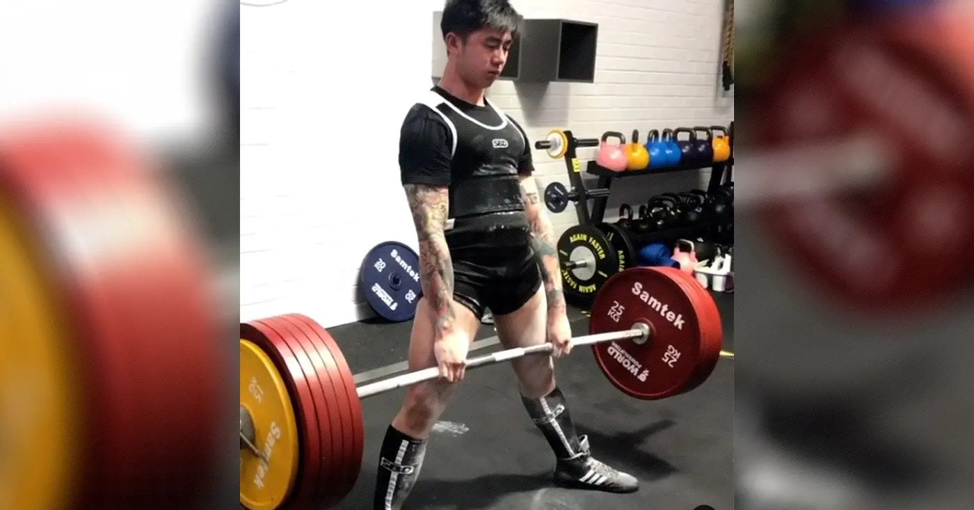 Chris Yip Raw Deadlift World Record