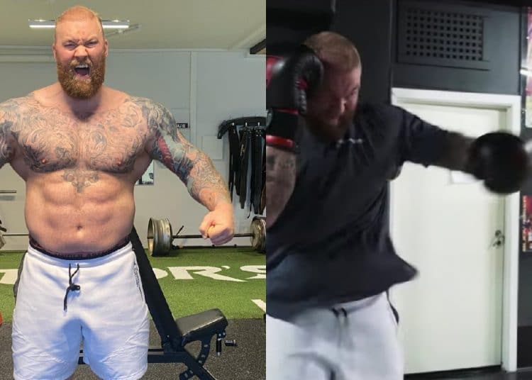 Hafthor Bjornsson Looking Much Slimmer After 60lb Weight