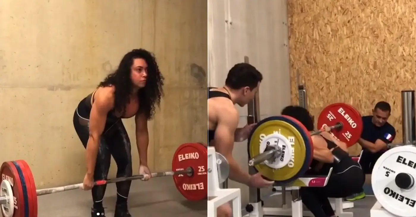 Lya Bavoil Deadlift Squat