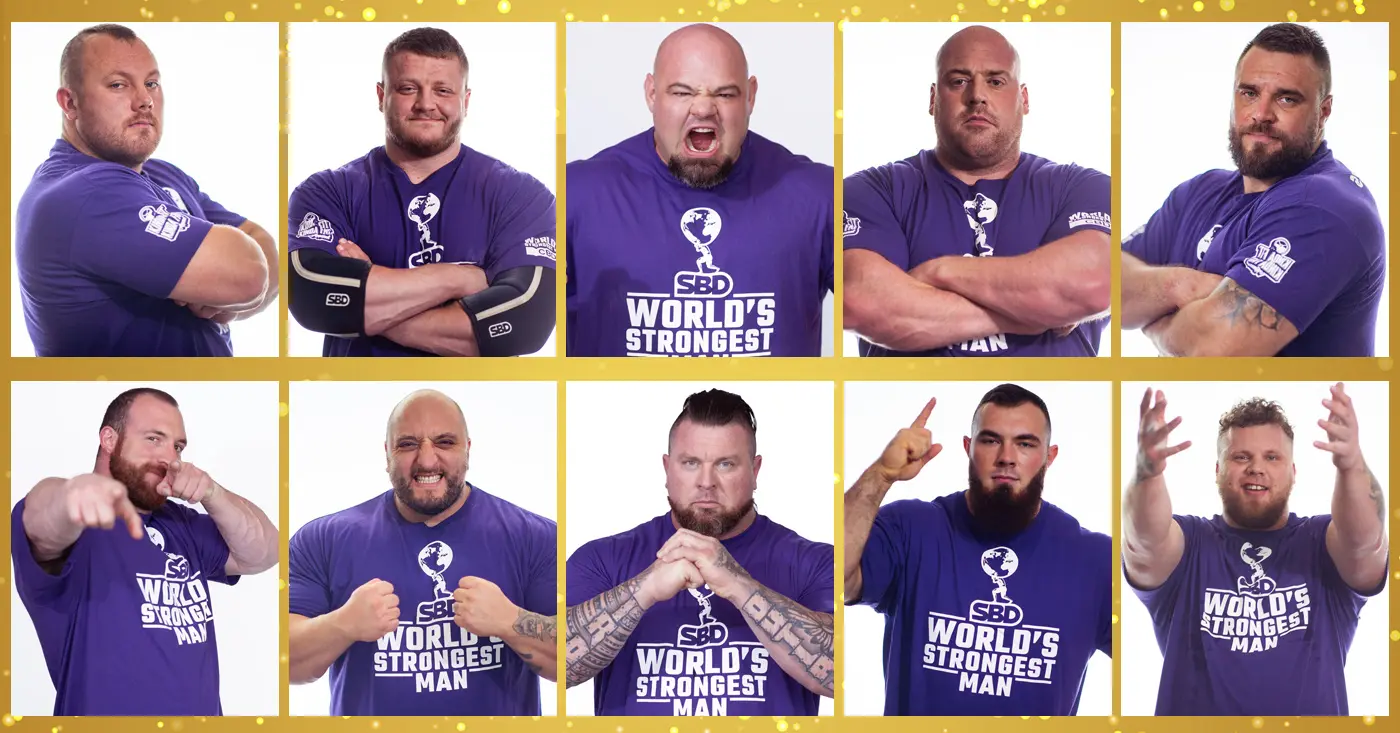 2020 World's Strongest Man Finalists