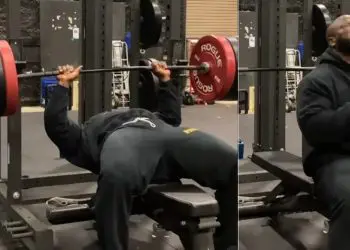 James Harrison 525lbs Bench