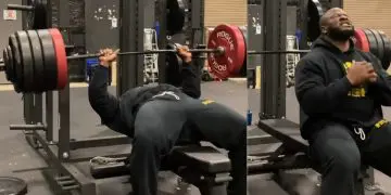 James Harrison 525lbs Bench