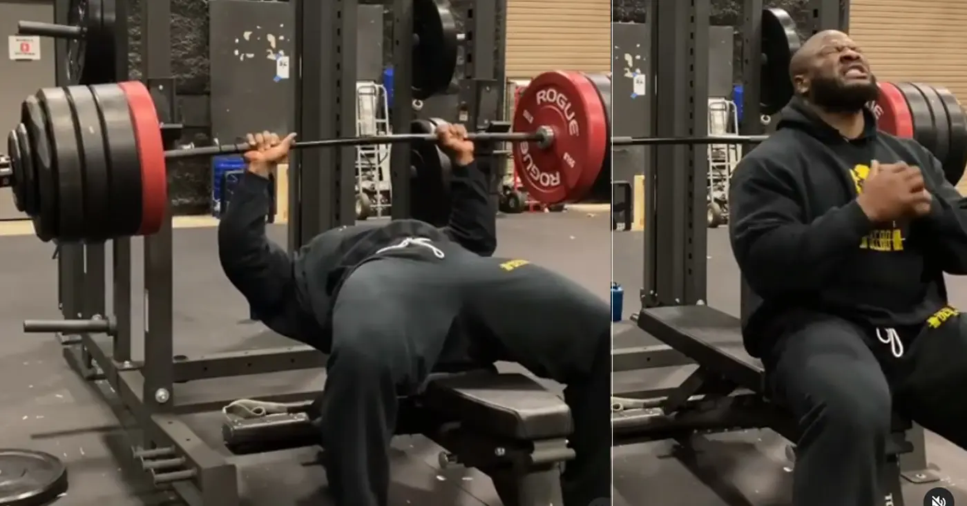 James Harrison 525lbs Bench