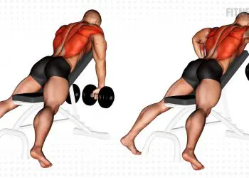 Dumbbell Incline Row Back Exercise