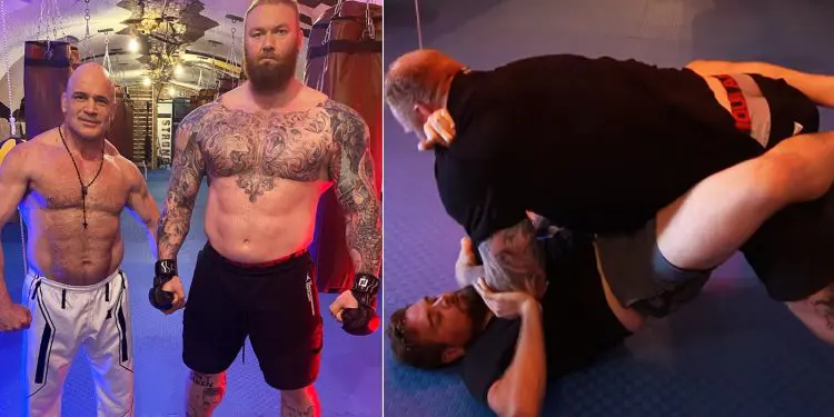 Hafthor Bjornsson vs. BJJ Black Belt Bas Rutten