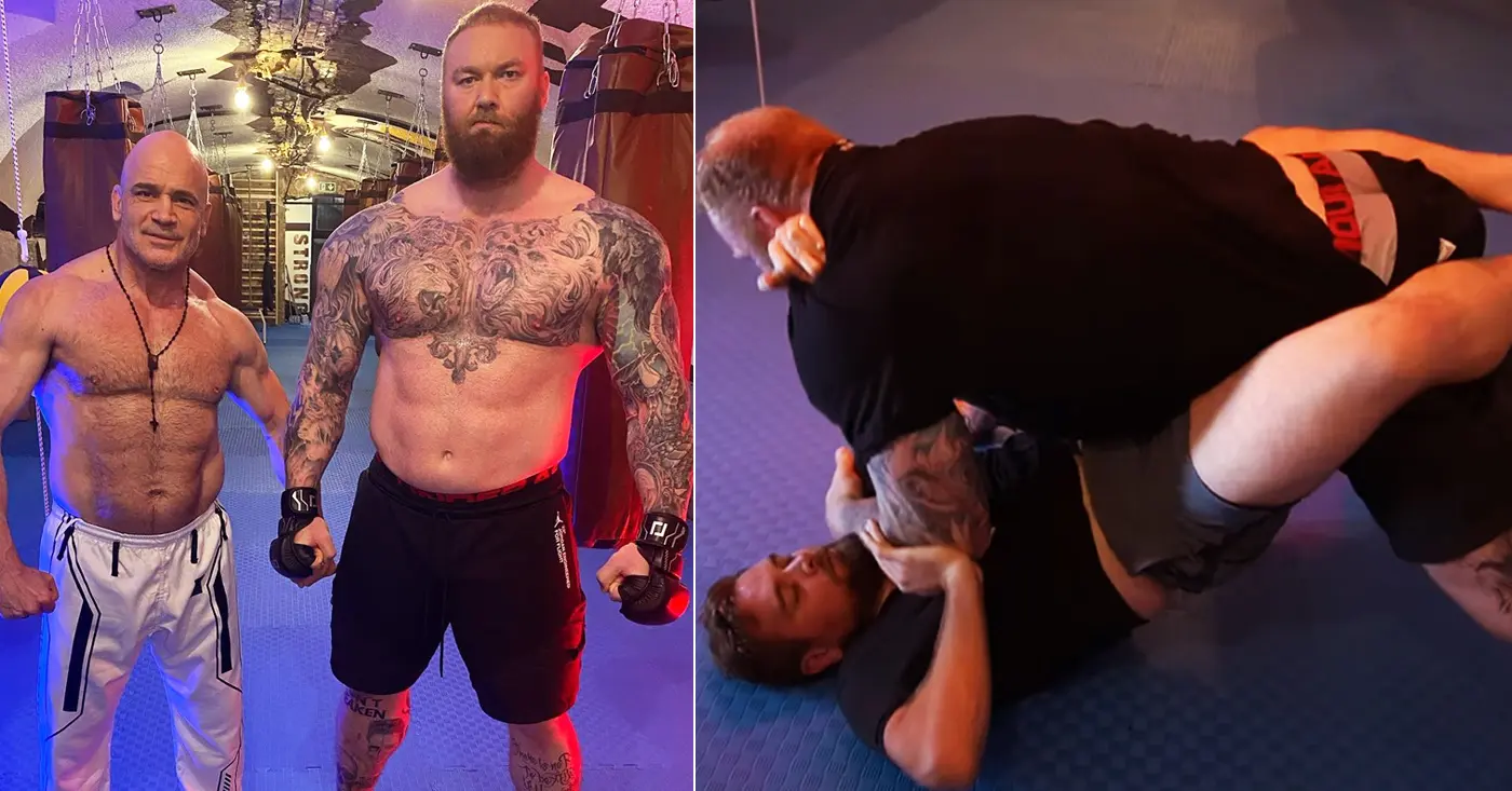 Hafthor Bjornsson vs. BJJ Black Belt Bas Rutten