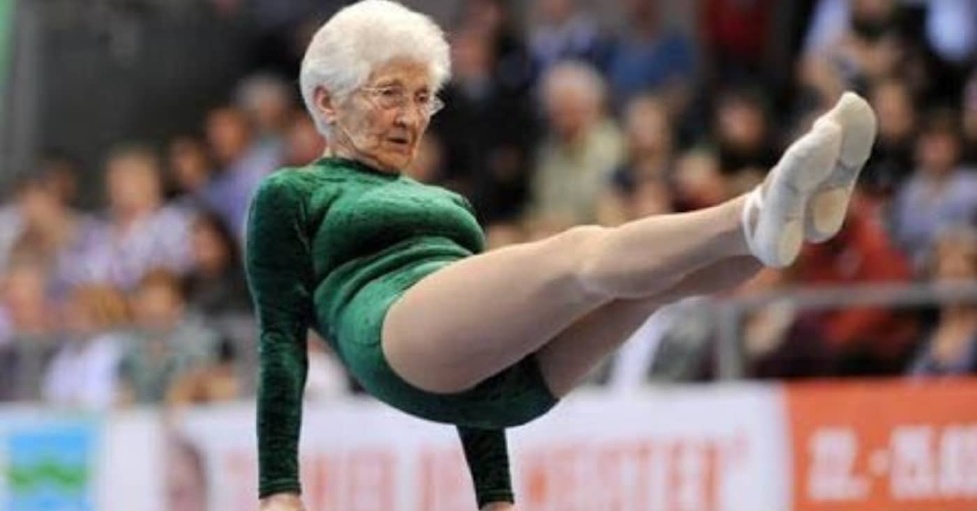 WATCH: World&#39;s Oldest Gymnast, Johanna Quaas Crushes Gymnastics Routine And  Goes Viral – Fitness Volt