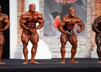 Men Bodybuilding Olympia Pre-Judging