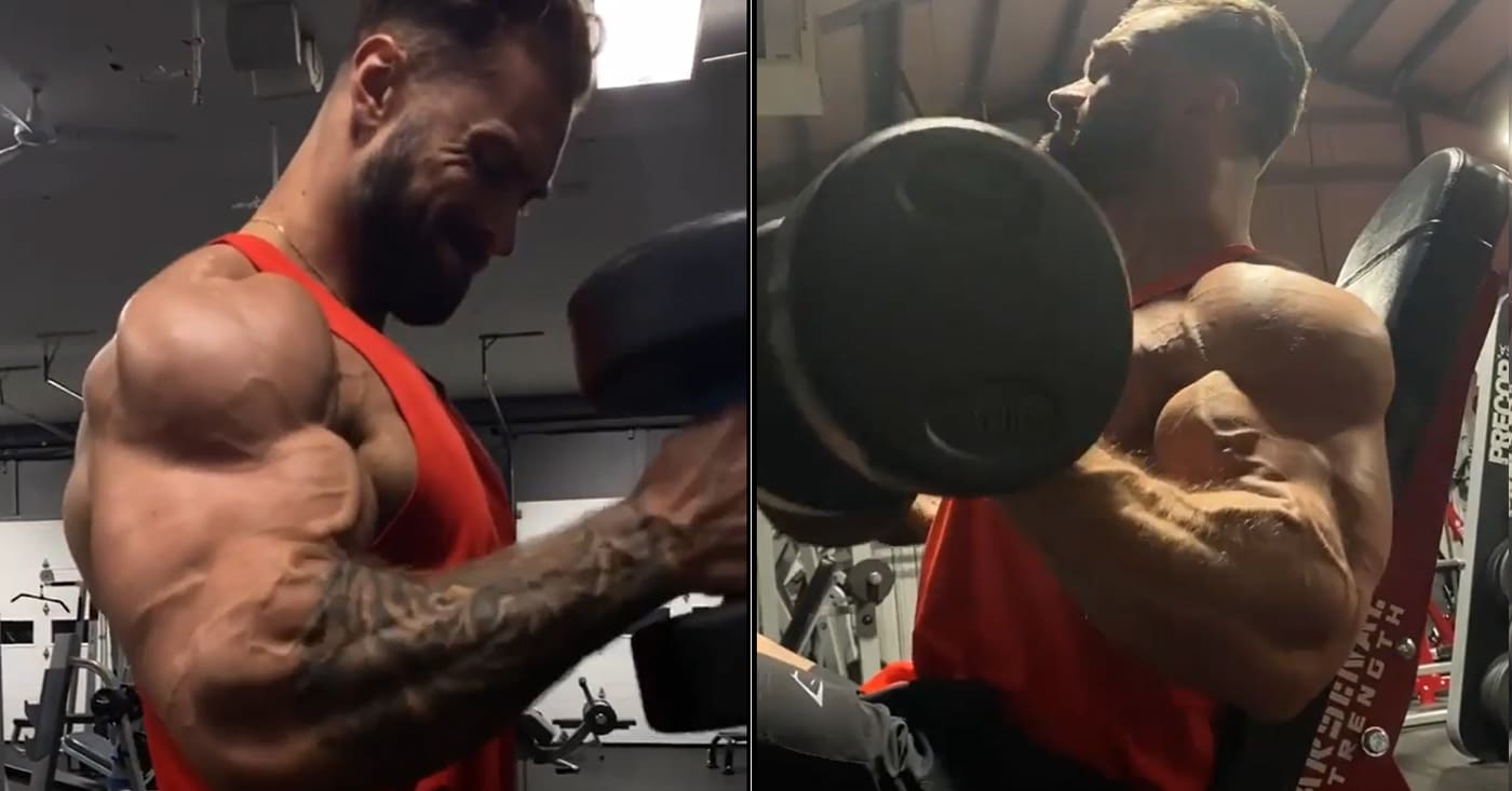 Chris Bumstead Shares His 'Favorite Bicep Exercise' To Get Killer...