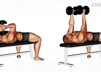 Dumbbell Lying Triceps Extension