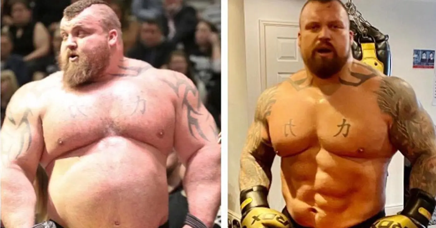Eddie Hall Weight Loss 1