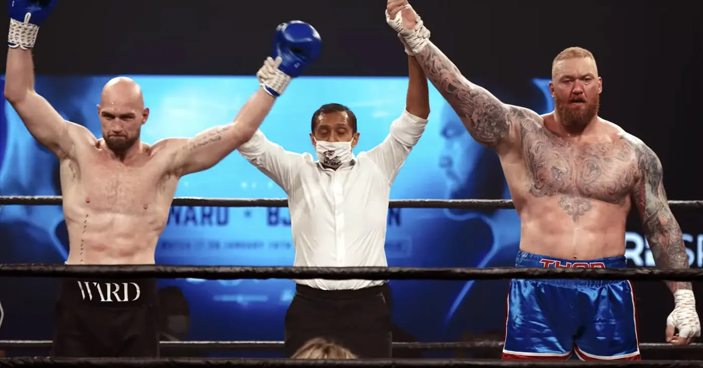 Hafthor Bjornsson Vs Steven Ward