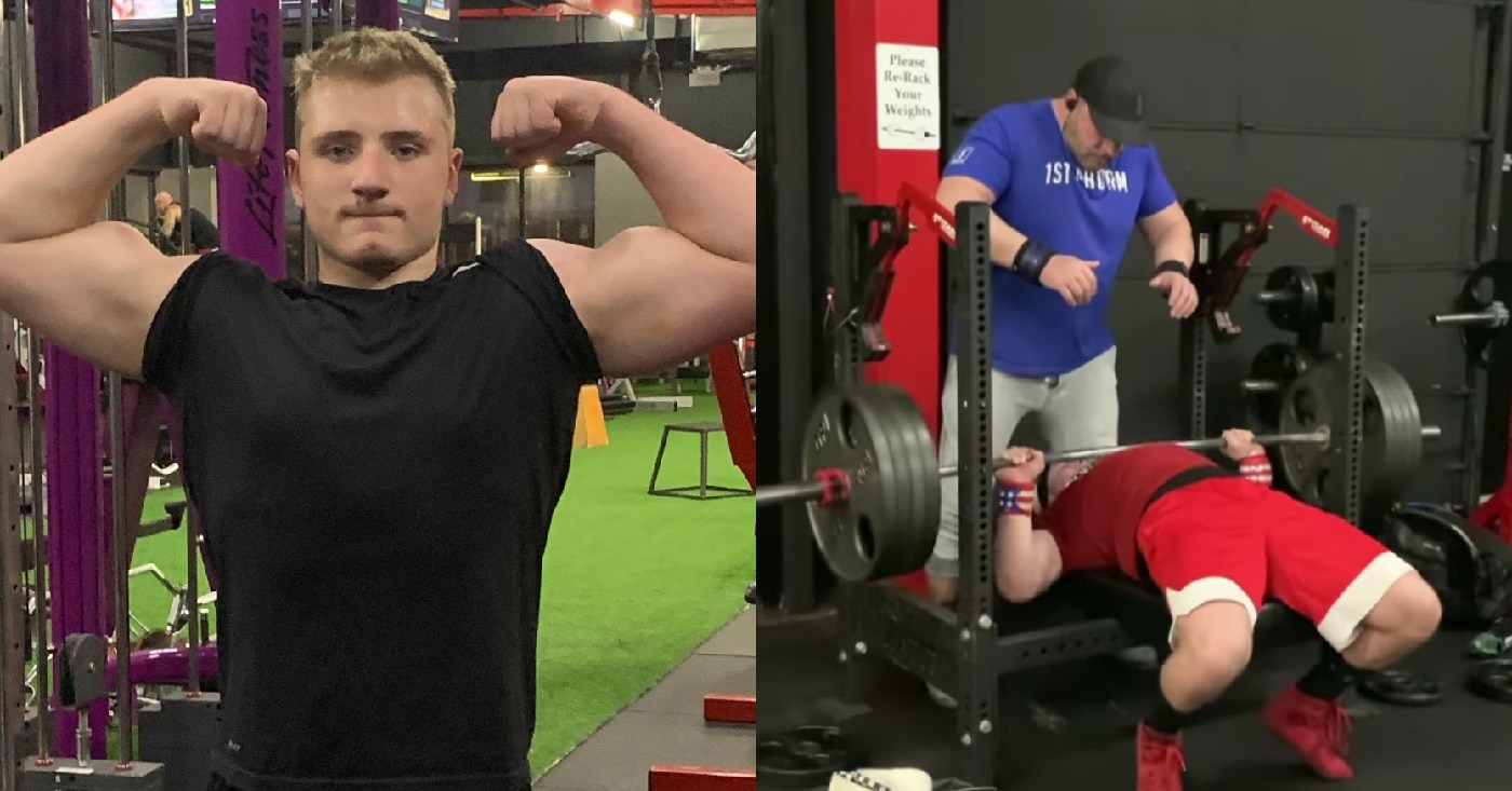 gift Ithaca Charmerende 14-Year-Old Powerlifter Morgan Nicholls Bench Presses 184kg/405lbs –  Fitness Volt